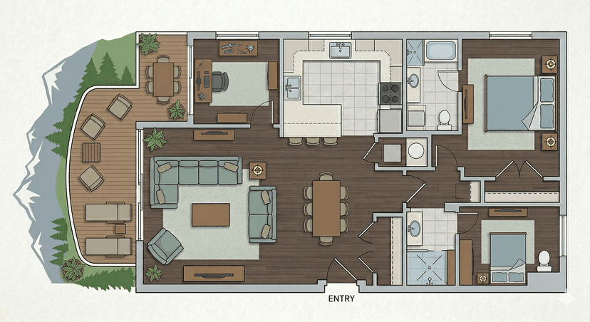 The Laurel Suite interior